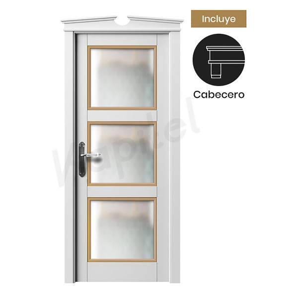 Puerta Interior Lacada Modelo Pavarotti 3V 2