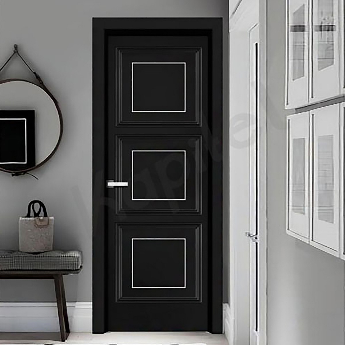 Puerta Interior Lacada Modelo Marco