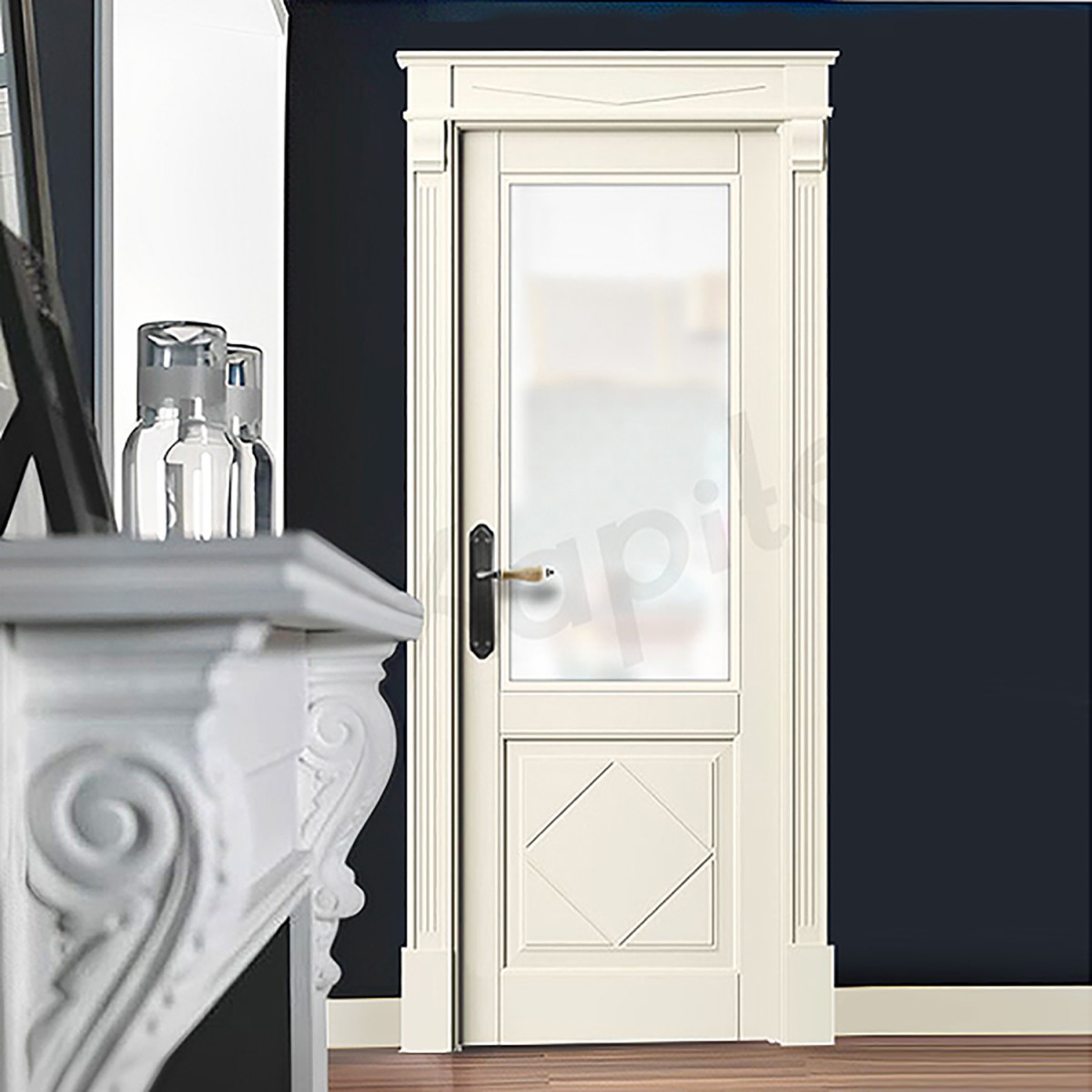 Puerta Interior Lacada Modelo Barberini 1v