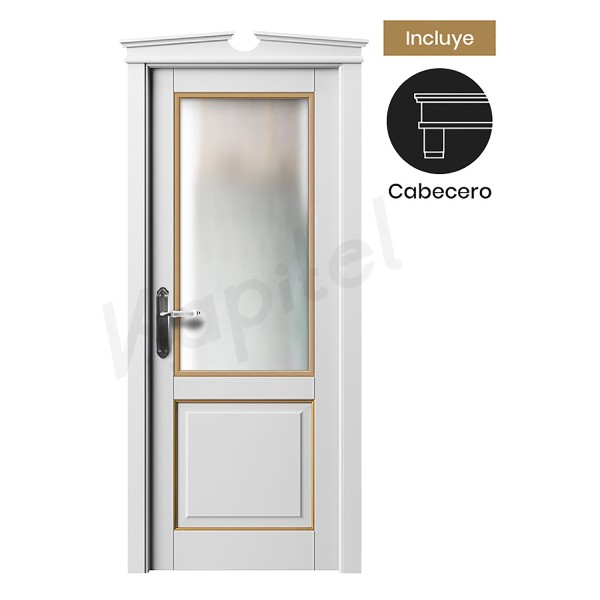 Puerta Interior Lacada Modelo Pavarotti 1v 2