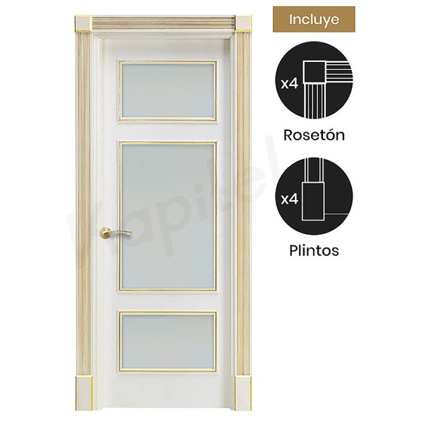 Puerta Interior Lacada Modelo Bonaparte 4-3V 2