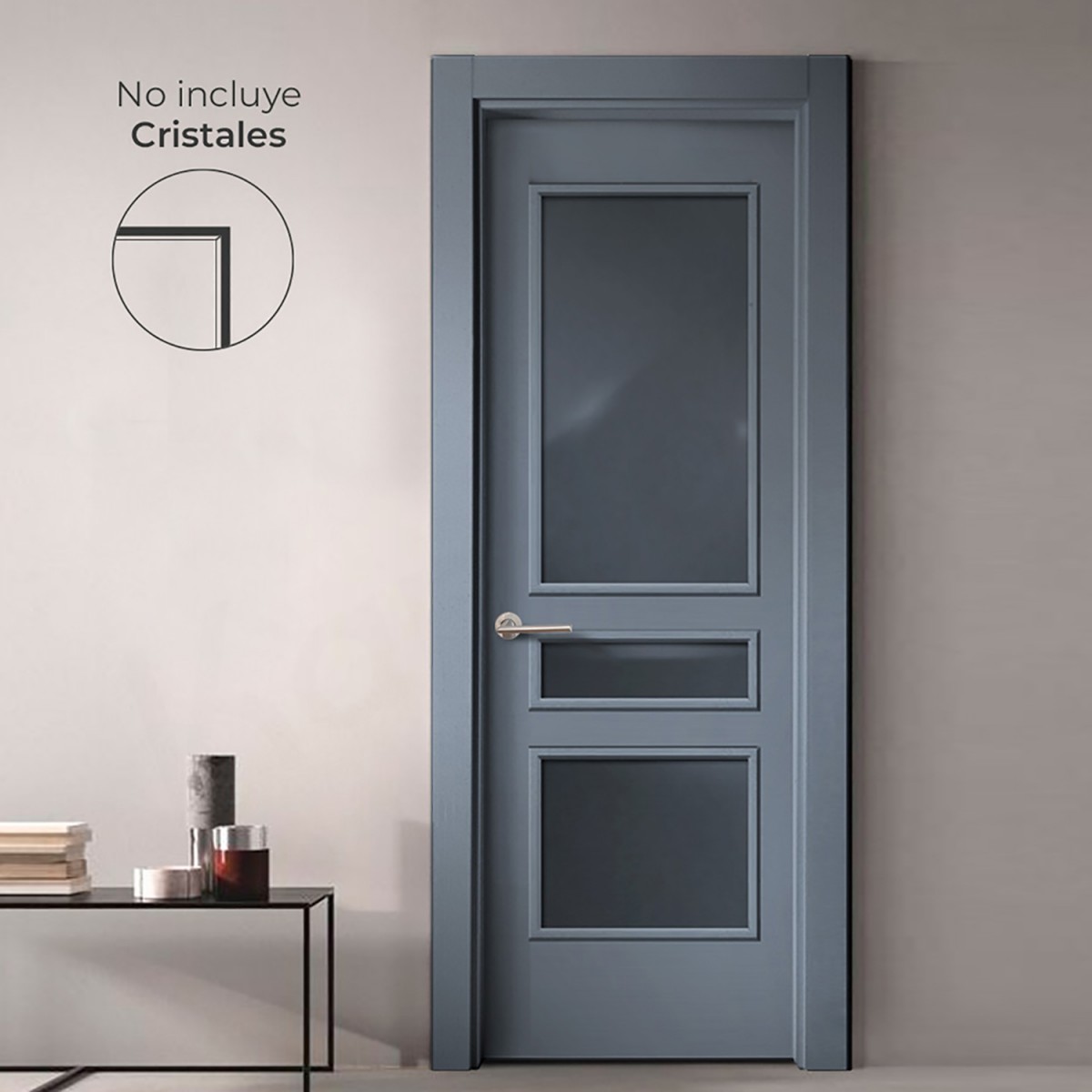 Puerta Interior Lacada Modelo Zamora 3V