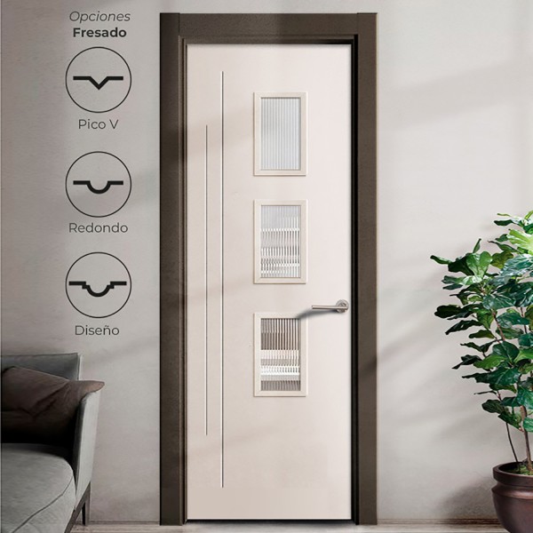 Puerta Interior Lacada Modelo Lyon 3v