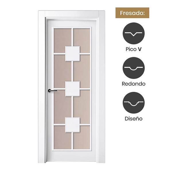 Puerta Interior Lacada Modelo Alhama 5 2