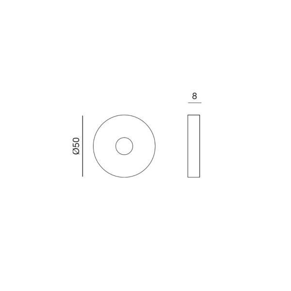 Oporto - Manilla roseta redonda 2