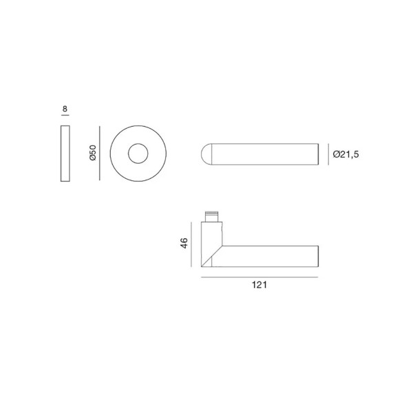 Link black- Manilla roseta redonda 2