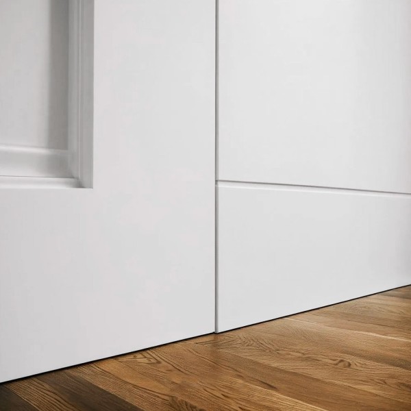 Rodapié Invisible Blanco Canto Recto 2