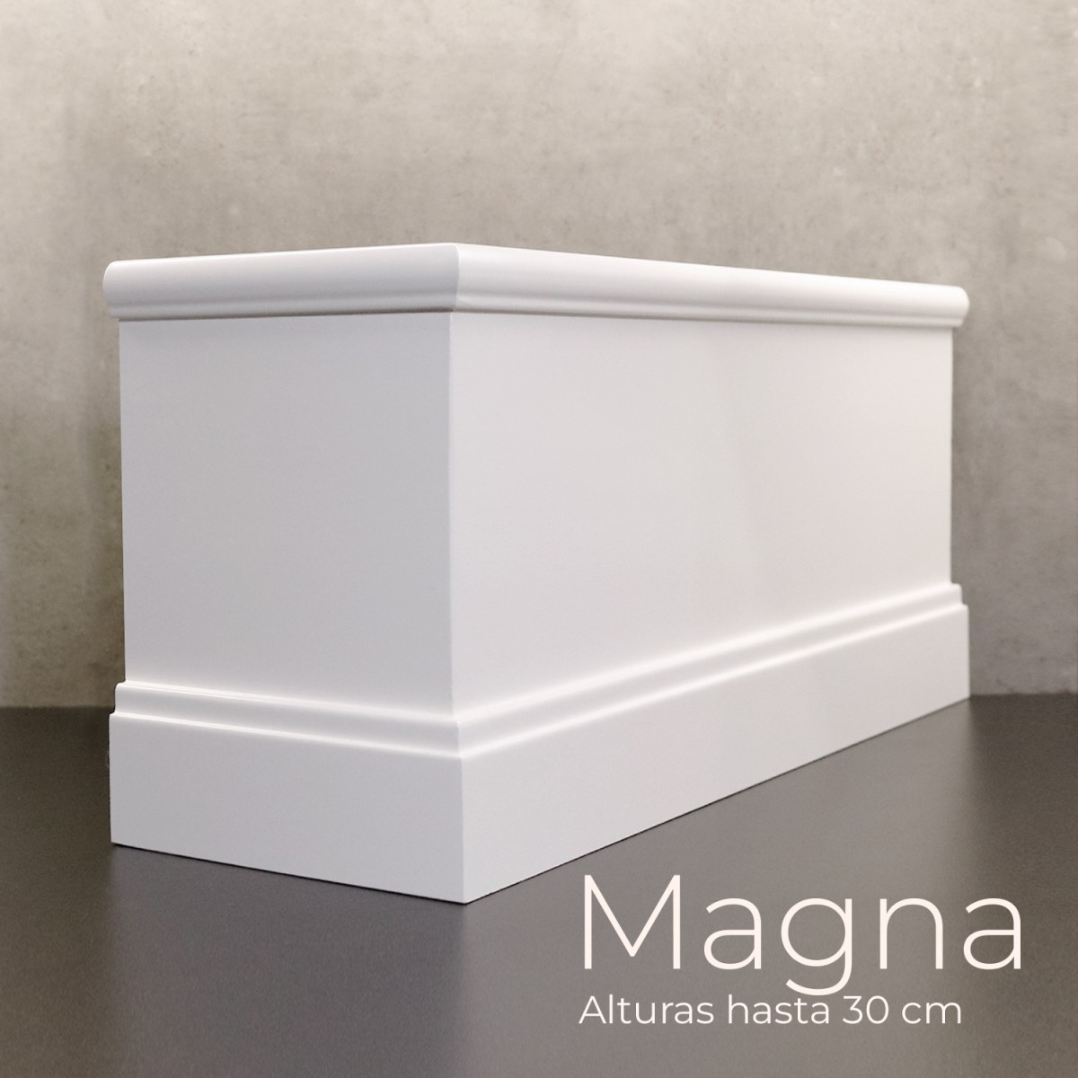 Rodapié Blanco modelo Magna (opción color Ral)