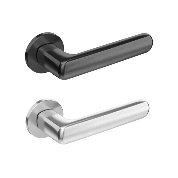 BERGEN FINE - Jgo de manillas de roseta redonda y muelle...