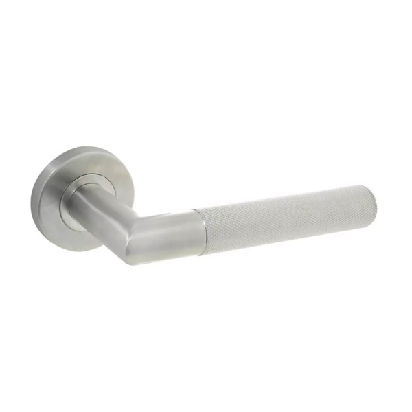 ITACA - Roseta redonda de acero inox con patrón de diamantes by Selec Design