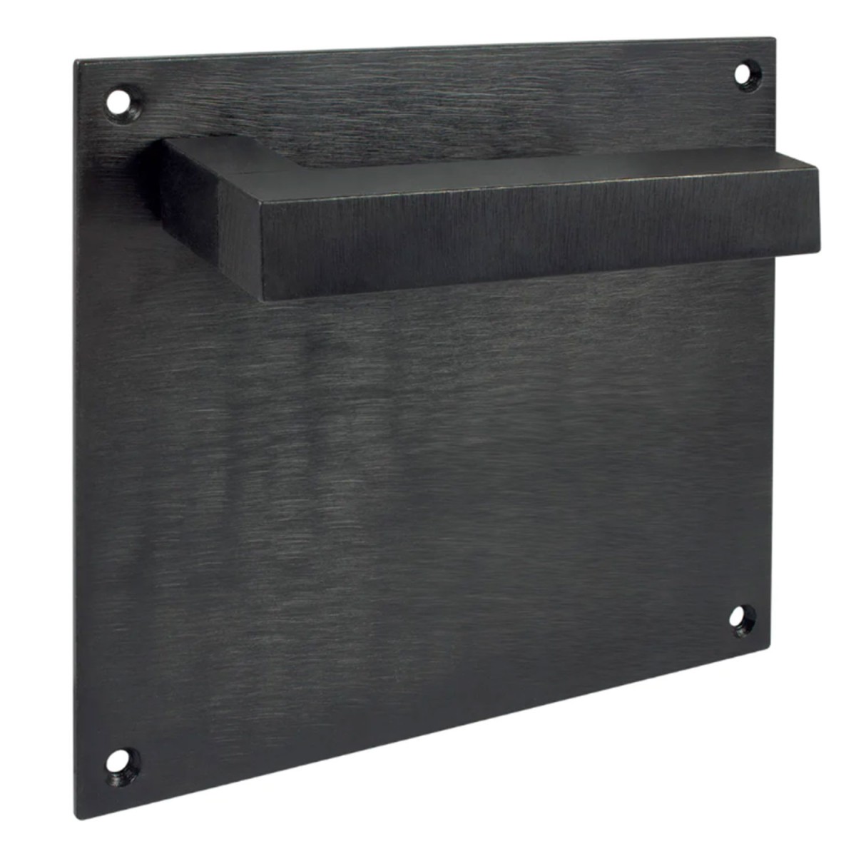 Maneta de placa cuadrada IRONTECH - Negro Industrial