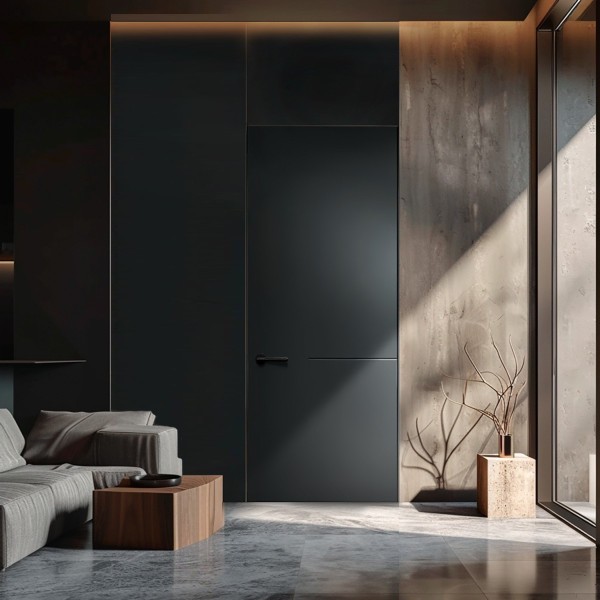 Puerta Invisible lacada modelo Mínimal