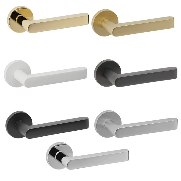 IPNOS - Manillas de roseta redonda de estilo contemporáneo