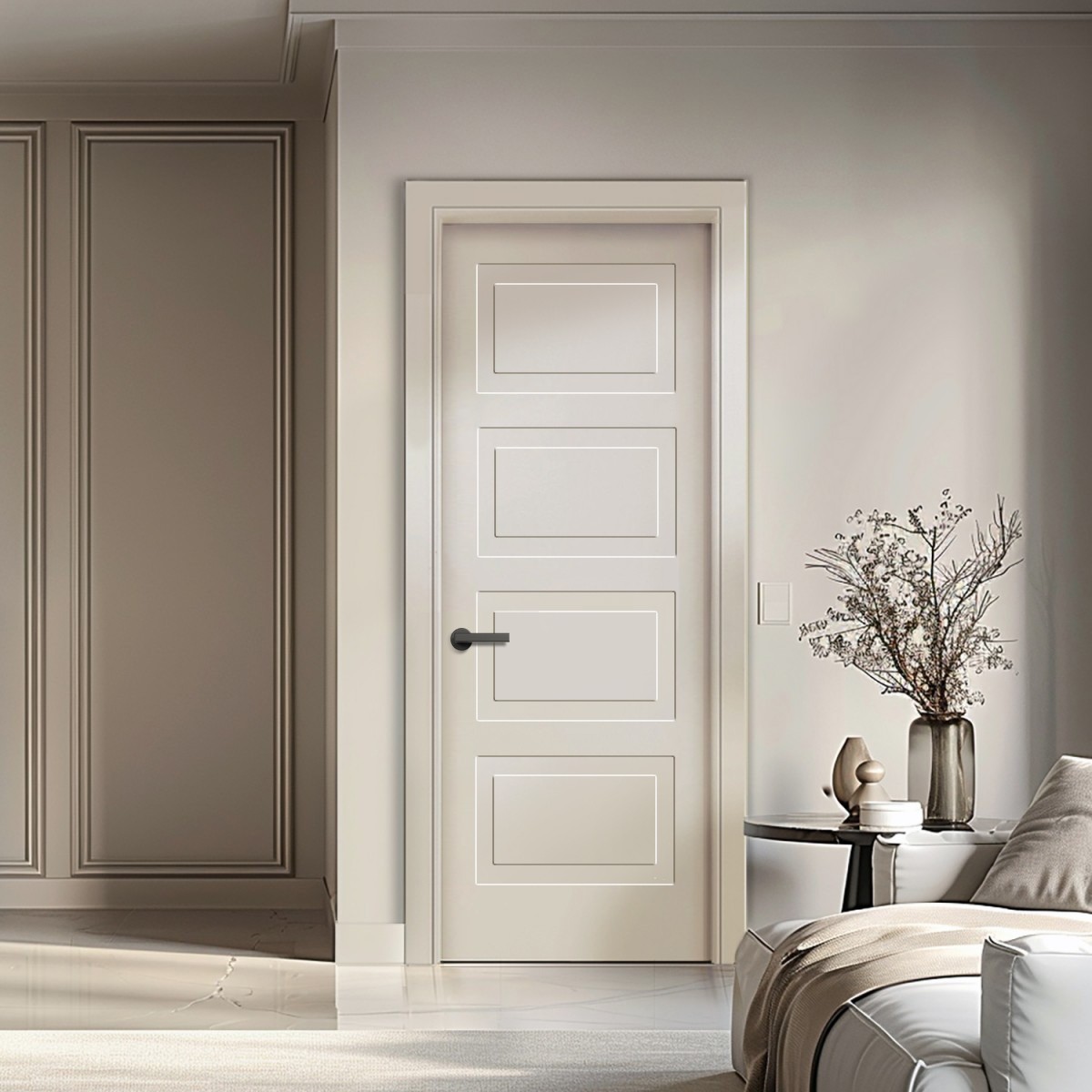 Puerta Interior Lacada Modelo Dogliani Quattro T