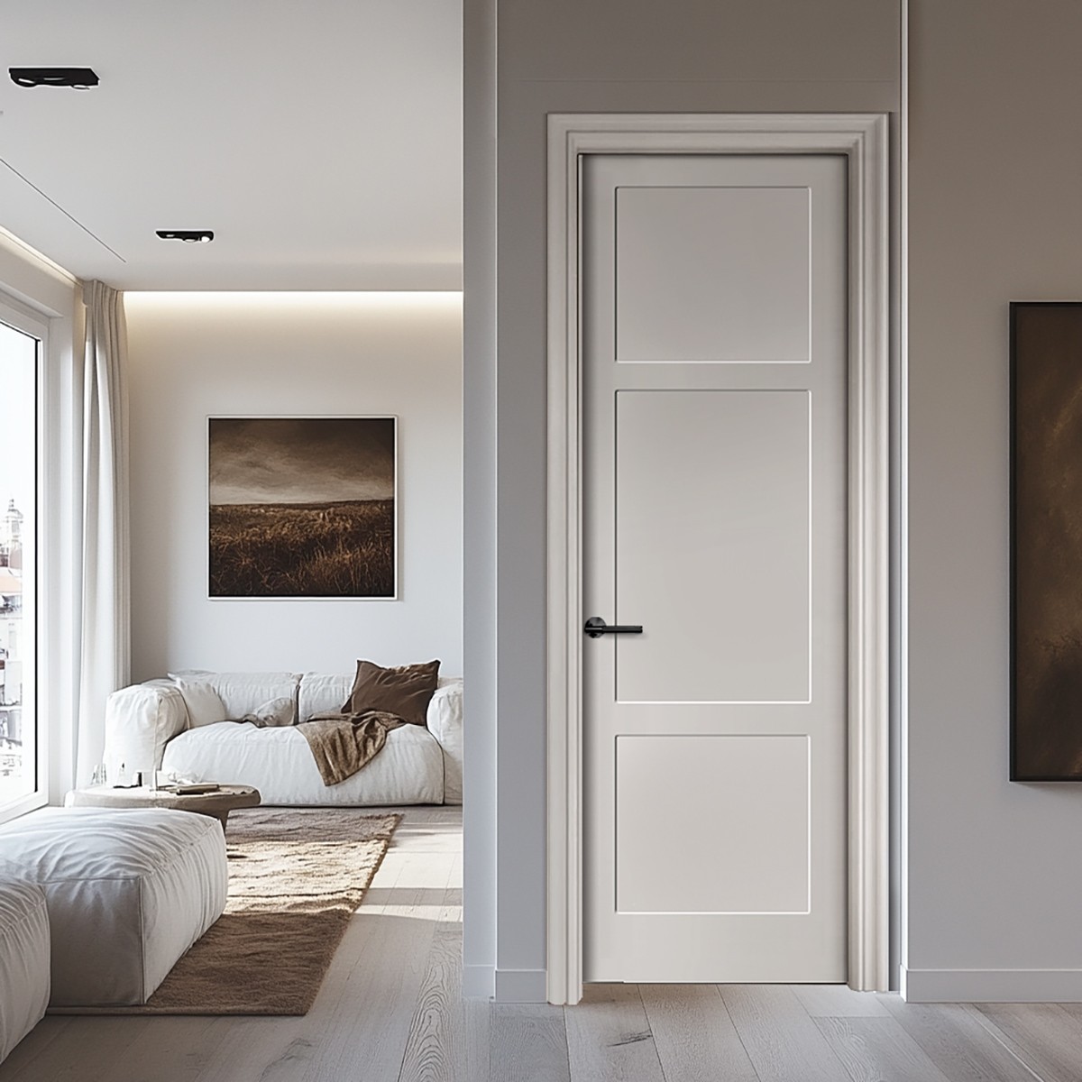 Puerta Interior Lacada Modelo Ivrea R