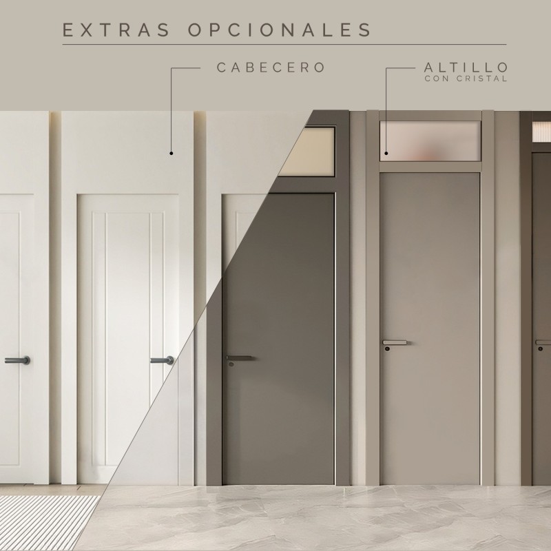 Puerta Interior Lacada Modelo Luminara