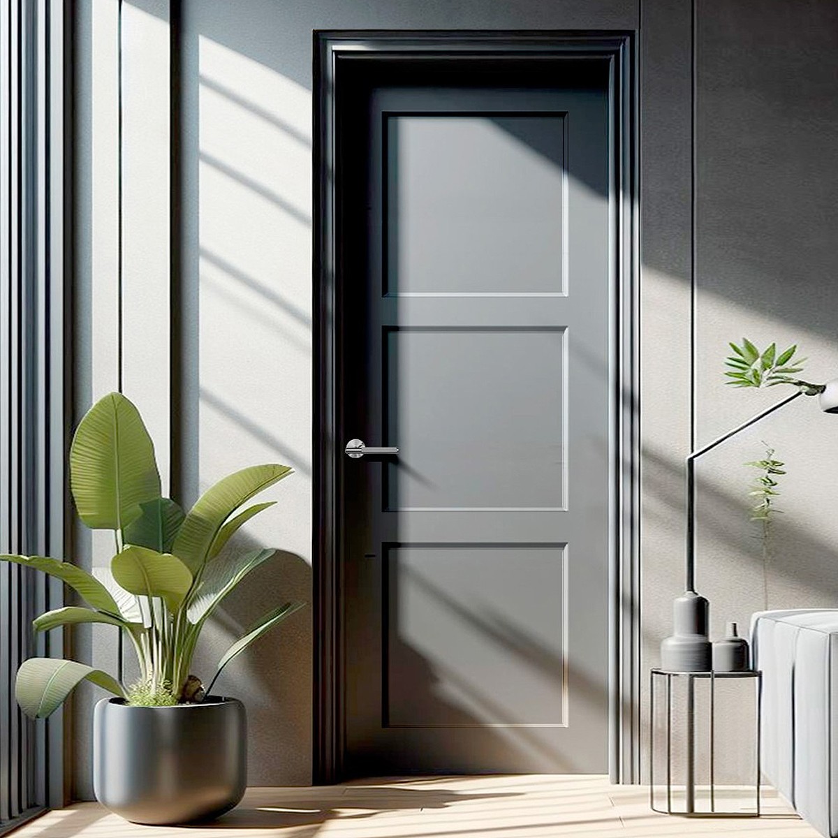 Puerta Interior Lacada Modelo Dogliani Fresado R