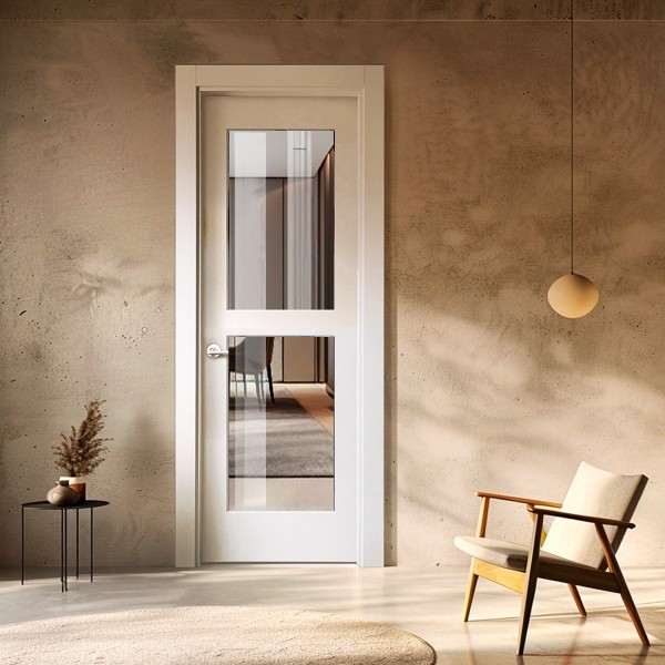 Puerta de Interior Lacada Dogliani vidrio (incluye Cristal) 2