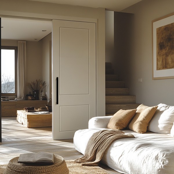 Puerta corredera con faldón Lacada Menorca