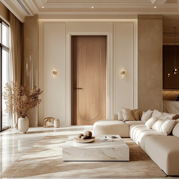 Puerta de madera modelo Redo