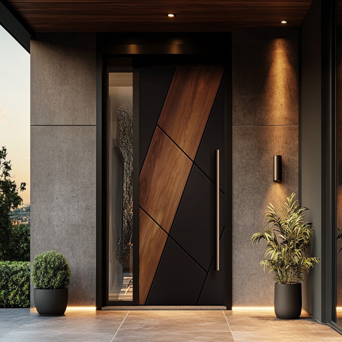 Puerta exterior madera Blake
