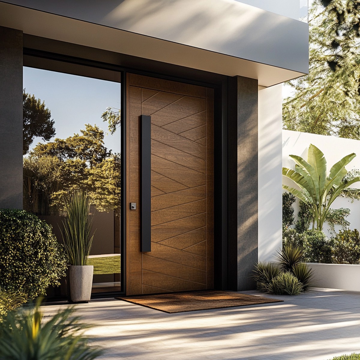 Puerta exterior madera Harper