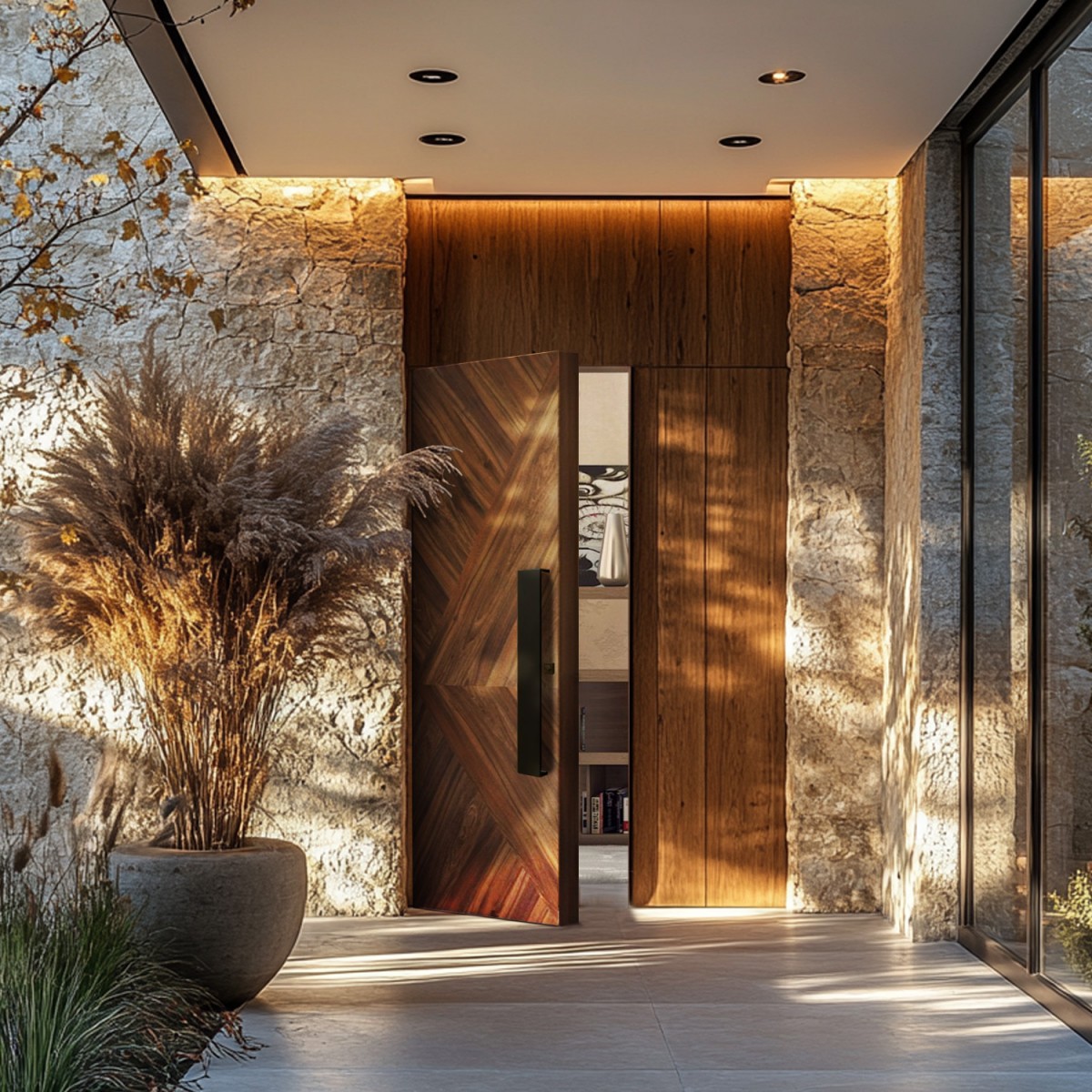 Puerta exterior madera Siena