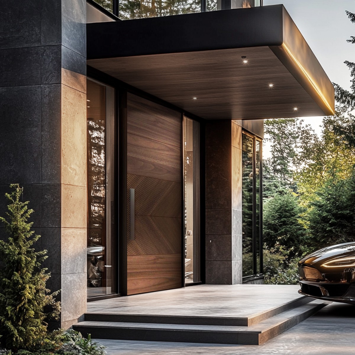 Puerta exterior madera Lennox
