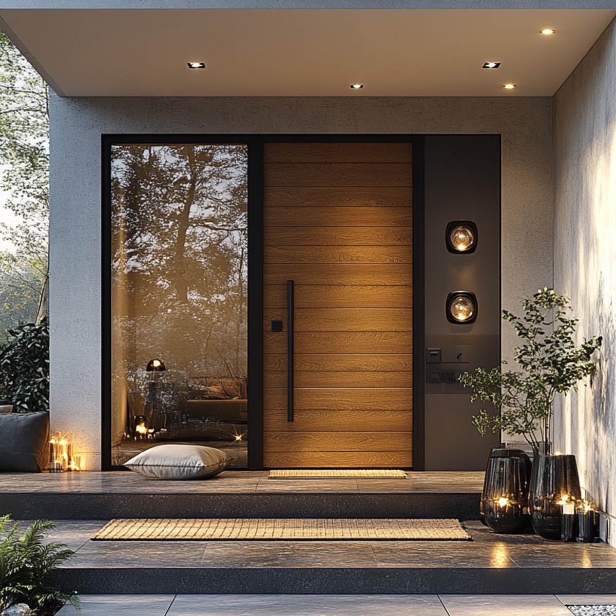 Puerta exterior madera Noa