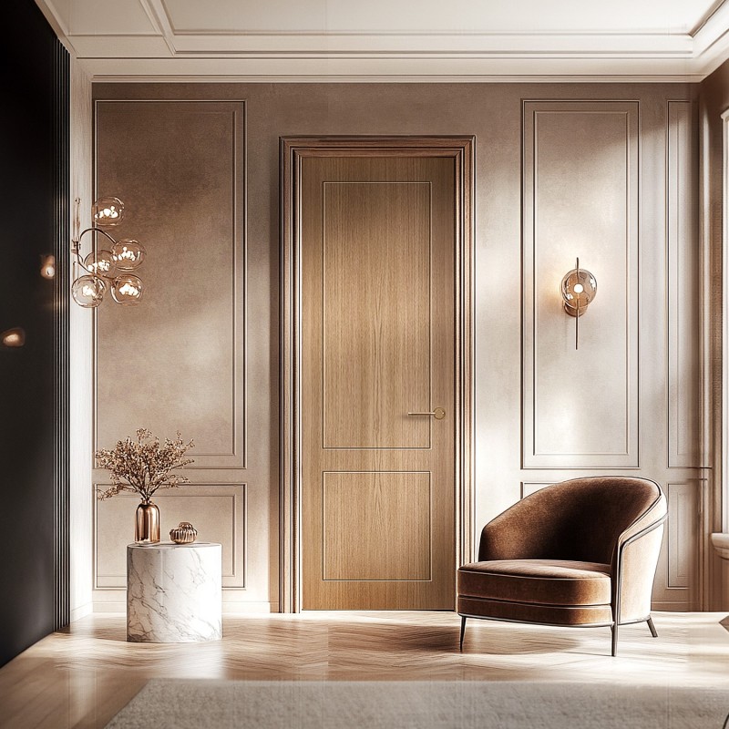 Puerta de Madera modelo Kayú