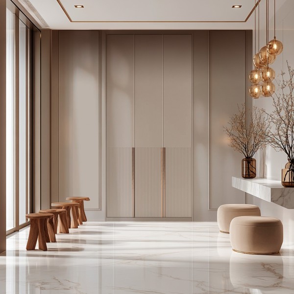 Puerta de armario abatible lacada Lima