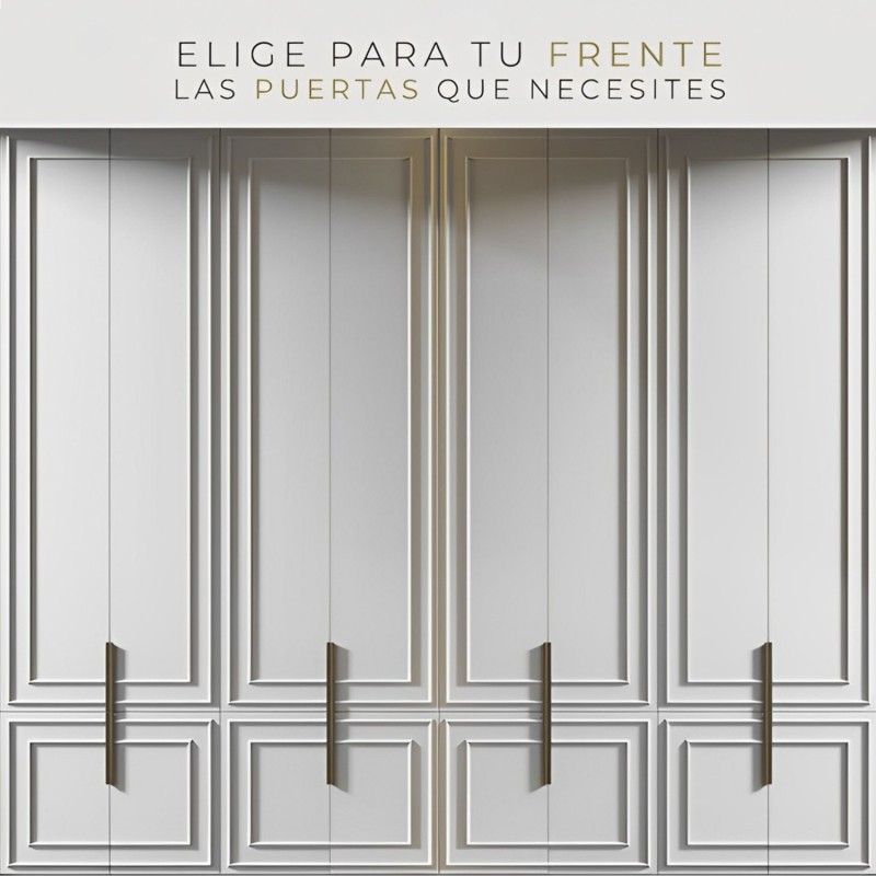 Puerta de armario lacado Saul