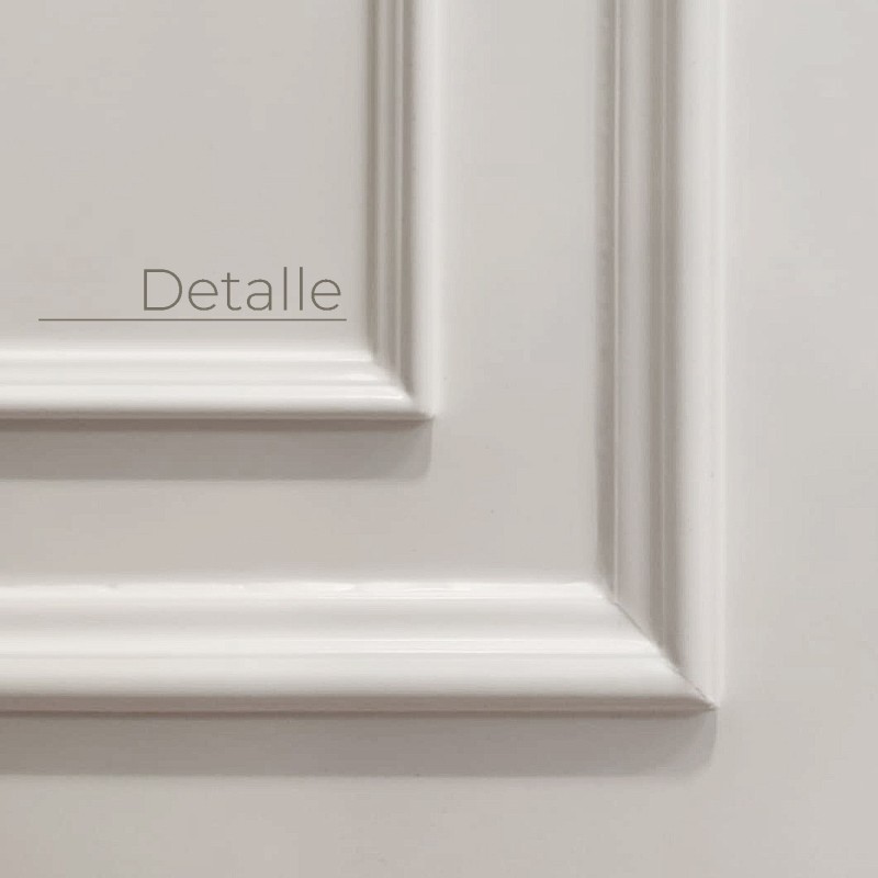 Puerta Interior Blanca Modelo Saul