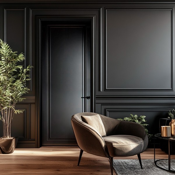 Puerta Interior Blanca Modelo Saul 2