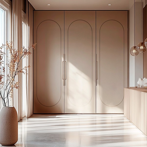 Puerta de armario lacada abatible Redo