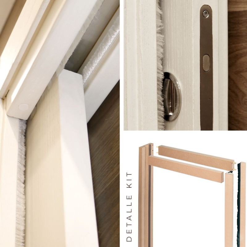 Puerta corredera Casoneto Madera Redo