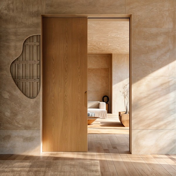 Puerta corredera Casoneto Madera Azahar 2