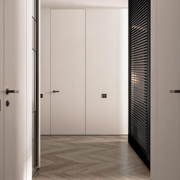 Puerta Oculta hasta el Techo modelo Lisa