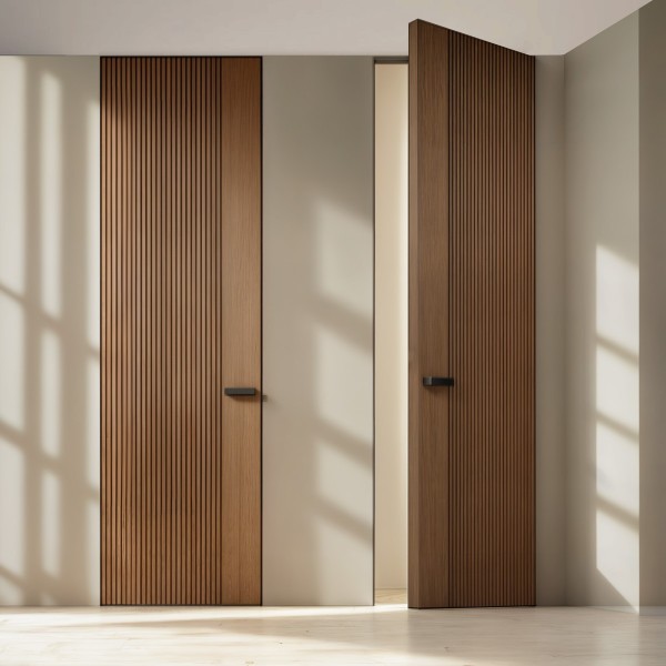 Puerta Oculta hasta el Techo de Madera Azahar