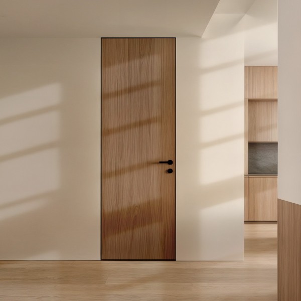 Puerta Oculta hasta el Techo de Madera - Lisa 2