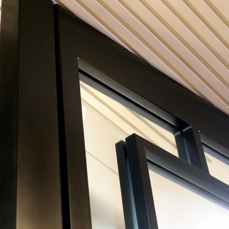 Puerta Interior con cristal Lacada...