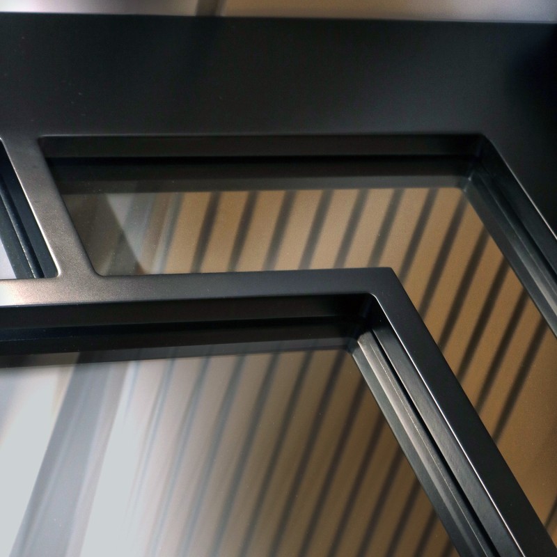 Puerta Interior con cristal Lacada...