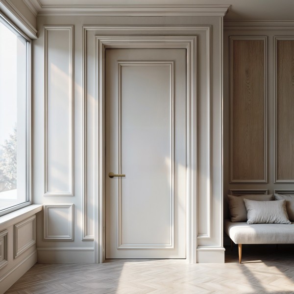 Puerta Interior Blanca Modelo Alma