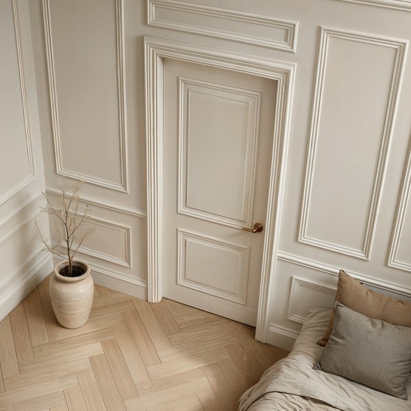 Puerta Interior Blanca Modelo Dama