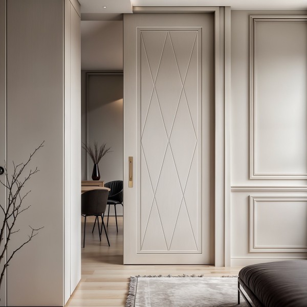 Puerta Corredera hasta el Techo Lacada Rombo 2