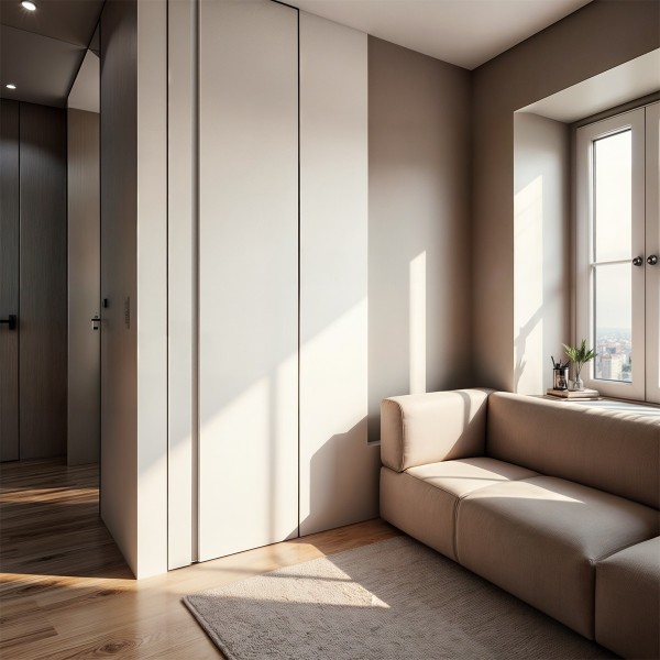 Puerta hasta el Techo Enrasada a Tapeta Lacada - Zerika