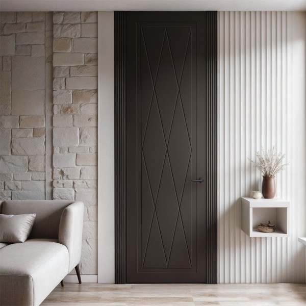 Puerta Suelo a Techo Enrasada a Tapeta - Rombo 2
