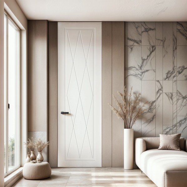 Puerta Suelo a Techo Enrasada a Tapeta - Rombo