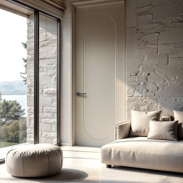 Puerta suelo a techo lacada Redo