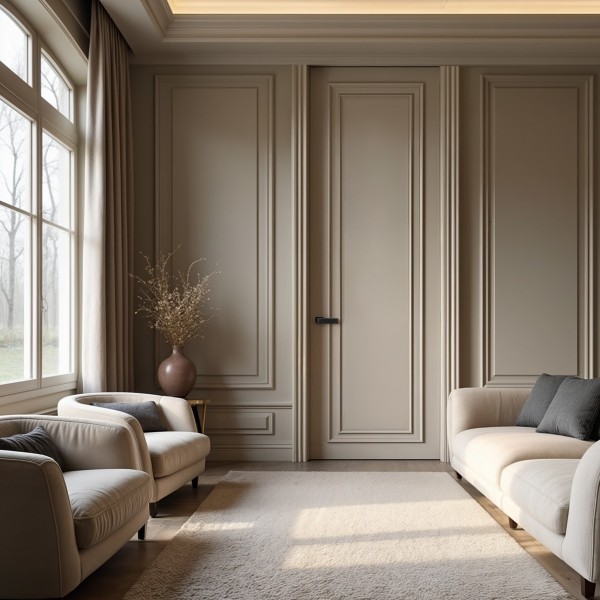 Puerta suelo a techo lacada Saúl 2